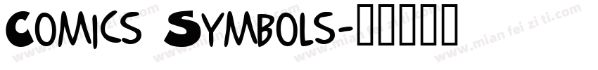 Comics Symbols字体转换